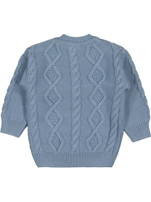 Civil Baby Rain Saç Örgü 6-18 Ay Kazak - Mavi 9-12 Ay