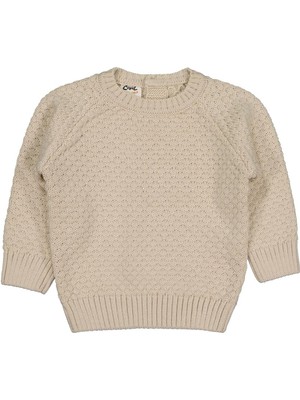 Civil Baby Wılme Örgülü 6-18 Ay Kazak - Bej 9-12 Ay