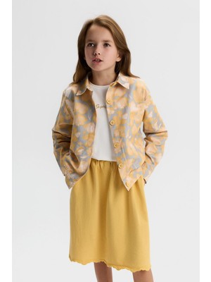 Nk Kız Çocuk Bahar Gömlek 8-14 Yaş Sarı