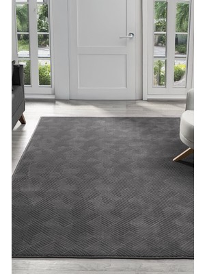 Maisoria Home Merinos Rölyef Halı Kaymaz Tabanlı Makinada Yıkanabilir Leke Tutmaz Antsasit Kesme Halı Salon Yolluk