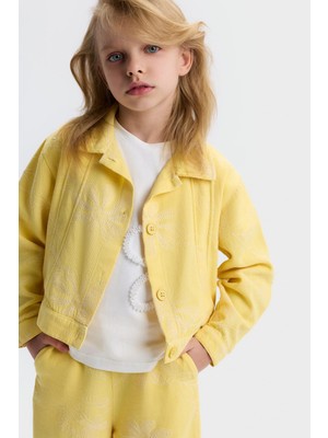 Nk Kız Çocuk Vibrant Gömlek 4-8 Yaş Sarı