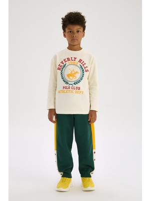 Beverly Hills Polo Club Bg Store Erkek Çocuk Ekru Tshirt