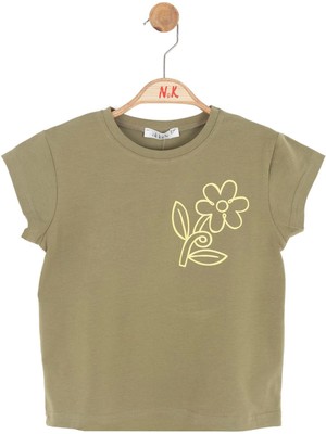 Nk Kız Çocuk Mitzi Tshirt 4-8 Yaş Yeşil
