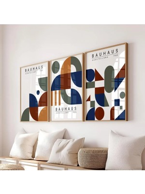 Pam Studio Modern Siyah Beyaz Minimalist Çizgili Poster Seti – 3’lü Geometrik Duvar Tablosu