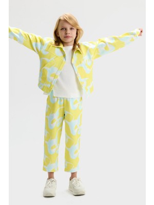 Nk Kız Çocuk Summer Pantolon 4-8 Yaş Sarı