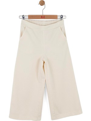 Nk Kız Çocuk Charlock Pantolon 4-8 Yaş Krem