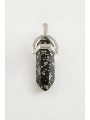 İlkyaz Fashion Obsidyen Point Kolye Ucu