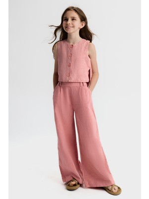 Nk Kız Çocuk Lara Yelek 8-14 Yaş Gül Kurusu