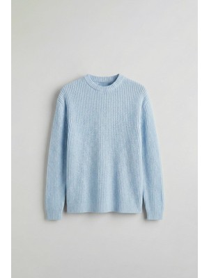 Abluka Online Erkek Regular Fit Kazak Bebek Mavi