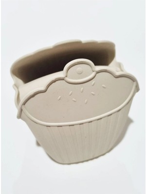 Royal Gross 2 Adet Silikon Fırın Eldiveni Isı Yalıtımlı Kaymaz Mikrodalga Tencere Tepsi Tutacağı Beyaz