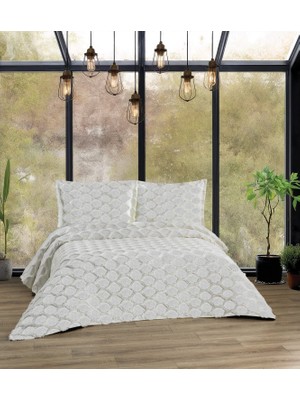 DİA BELLA Petek Model 3 Parça Yatak Örtüsü