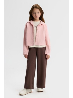 Nk Kız Çocuk Norveç Pantolon 8-14 Yaş Kahverengi