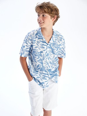 Lc Waikiki Yeni Sezon Desenli Erkek Çocuk Gömlek