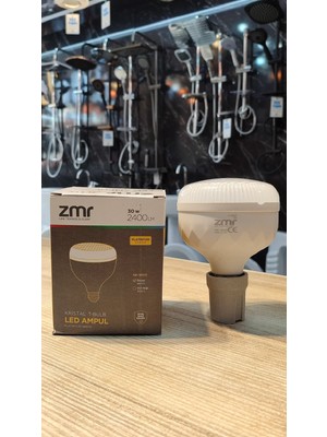 ZMR 30-40-50 Watt Kristal Torch LED Ampul Beyaz Işık 6500K