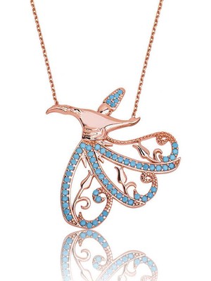 Katre46 925 Ayar Gümüş Semazen Kadın Gümüş Kolye