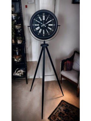 Zentime Black Aura Tripod Ayaklı Saat