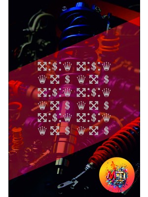 Taç-$ Dolar 25X25 cm Folyo Kesim Evrensel Desen Kaplama Sticker Motor-Kask-Laptop Hologram Etiket