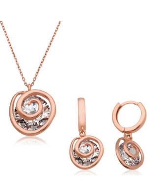 Katre46 925 Ayar Gümüş Aşk Döngüsü Set