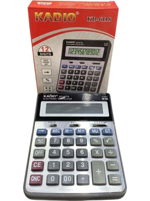 Safir Kadio KD-6118 12 Haneli Büyük Boy Hesap Makinesi