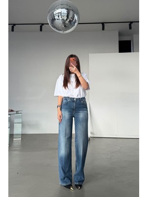 Özge Özgenç Likralı Relax Fit Jean