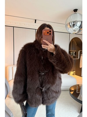 Özge Özgenç Premium Oversize Kürk Robin