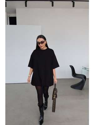 Özge Özgenç Kısa Kollu Altı Balon Elbise