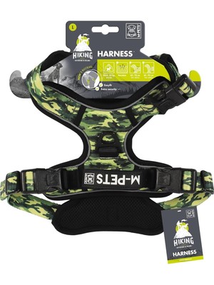 Hepta Collection Hiking Reflektörlü Soft Sırt Tasması Kamuflaj L