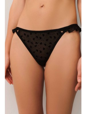 Suwen Candy Cane Dantelli String Külot