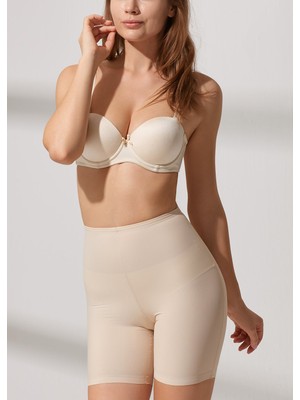 Suwen Short Dizüstü Tayt Korse - Ten Rengi