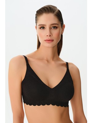 Suwen Invisible Soft Dantelli Lazer Kesim Balensiz Sütyen