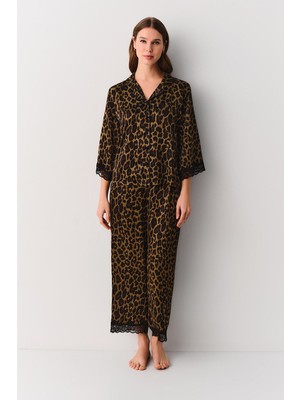 Suwen Lioness Maskülen Pijama Takımı