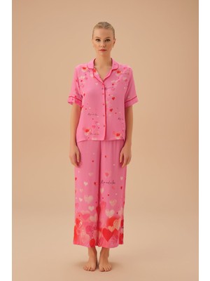 Suwen Valentine Maskülen Pijama Takımı