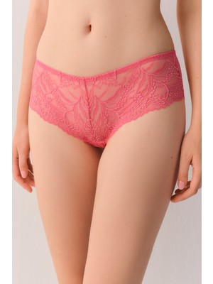 Suwen Tender Leaves Yüksek Bel Dantelli Slip Külot