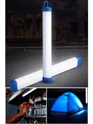 Gampus 3 Modlu Portatif Tamirci Kamp Ofis Lambası Şarjlı LED Aydınlatma Pratik Tasarım