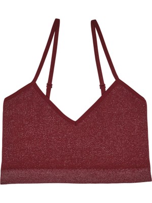 Suwen Shiny Bralet Kadın İç Giyim Nefes Alabilir Kumaş ve Esnek Yapı