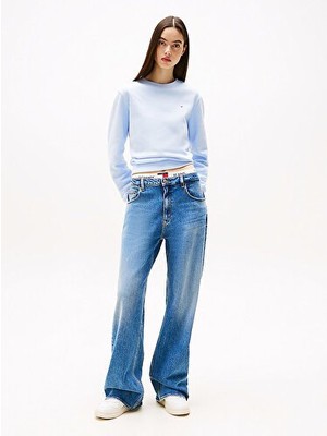Tommy Hilfiger Mia Orta Bel Rahat Kesim Kadın Jean