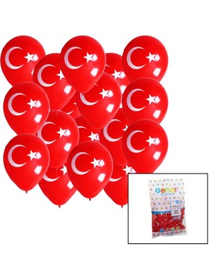 İlk El Grup Ieg™ Bayraklı Balon  10 Inç - 26CM - 100PCS ()
