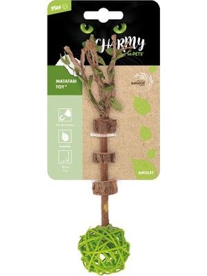 Hepta Collection Charmy Amulet Matatabi Kedi Oyuncağı Green