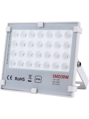 Oddity 30W Smd LED Projektör IP66 Su Geçirmez Dış Mekan Aydınlatma 3150 Lümen