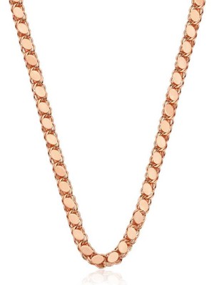 Katre46 Gümüş Rose Pullu Arpa Zincir