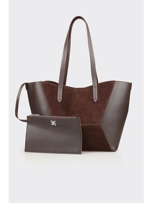 Elle Kahve Kadın Omuz Çantası