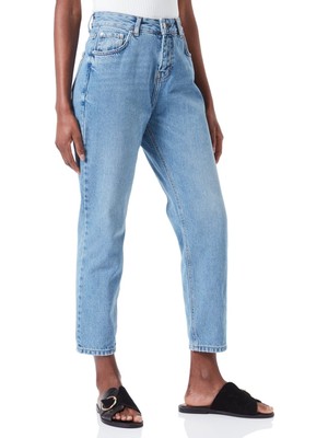 LTB Lavına x Alora Undamaged Wash Yüksek Bel Mom Jeans 01009512331512754240