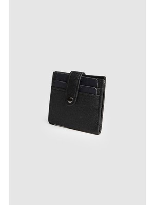 Septemmart Halse Model Simli Kadın Deri Kartlık Cüzdan