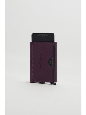 Septemmart  Sace Unisex Hakiki Deri Mekanizmalı Kartlık