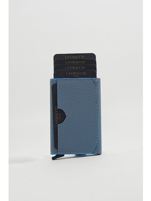 Septemmart  Sace Unisex Hakiki Deri Mekanizmalı Kartlık