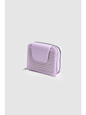 Septemmart Shine Model Taşlı Kullanışlı Kadın Deri Cüzdan