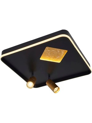 Özcan Aydınlatma 4157-9 Flush Armatür Gold Kare