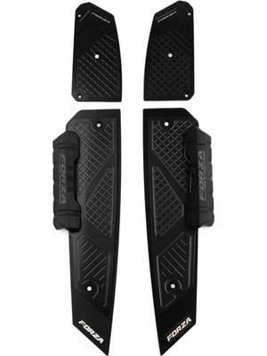 Moto Express Honda Nss FORZA250 Alüminyum Metal Alt Basamak Ayaklık Paspas Seti