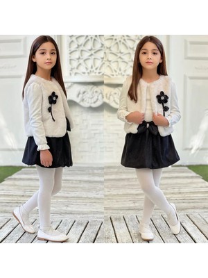 bebexy Siyah Simli Balon Etek 3'lü Takım