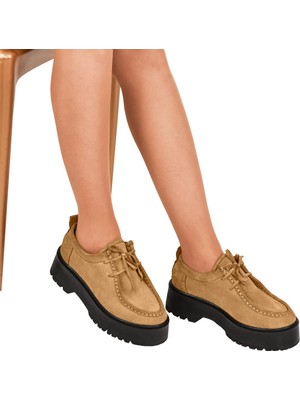 Moosefield Hakiki Deri Taba Kadın Ayakkabı